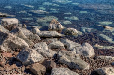İki limanları olan bir toplum üzerinde North Shore Lake Superior ve ben