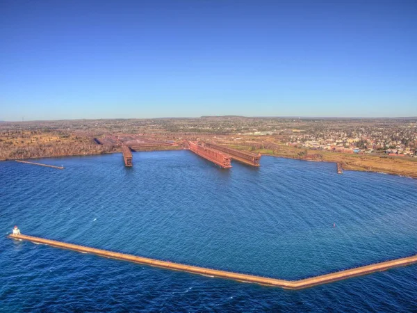 Twee havens is een Gemeenschap op de North Shore van Lake Superior ik — Stockfoto