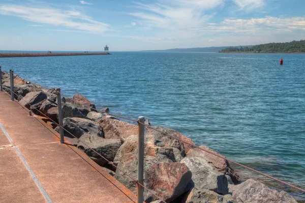 Twee havens is een Gemeenschap op de North Shore van Lake Superior ik — Stockfoto