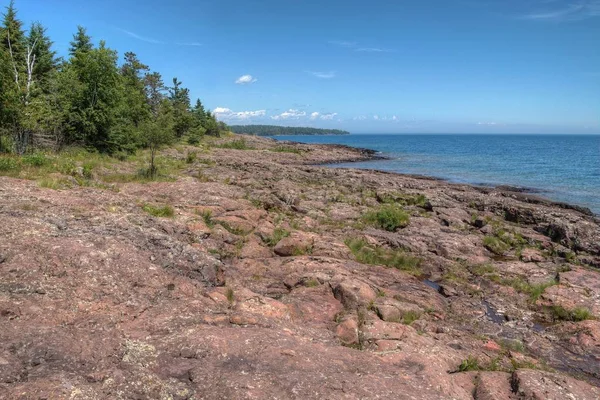 Två hamnar är en gemenskap på den norra stranden av Lake Superior jag — Stockfoto