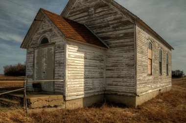 Terk edilmiş kilisede Minnesota