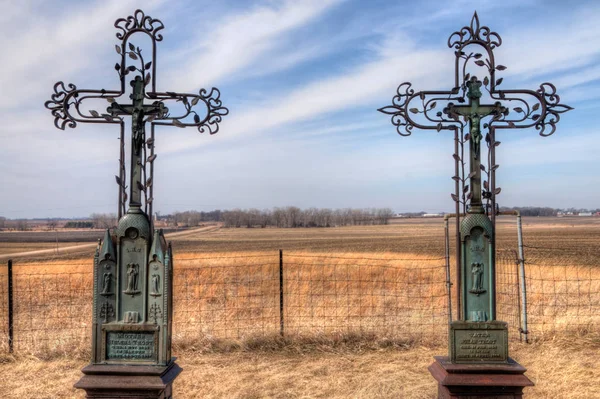 Cementerio abandonado en Minnesota — Foto de Stock