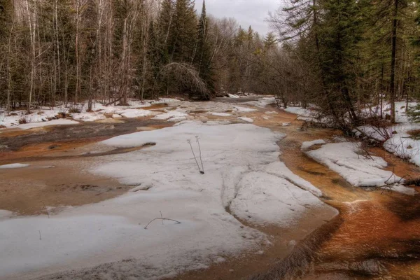 Amnicon State Park, Wisconsin pendant l'hiver — Photo