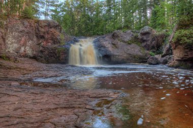 Amnicon State Park, Wisconsin kış aylarında