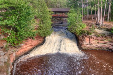 Amnicon State Park, Wisconsin kış aylarında