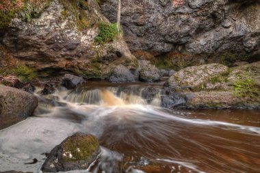 Amnicon State Park, Wisconsin kış aylarında