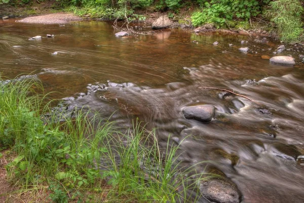 Amnicon State Park w stanie Wisconsin, w okresie zimowym — Zdjęcie stockowe