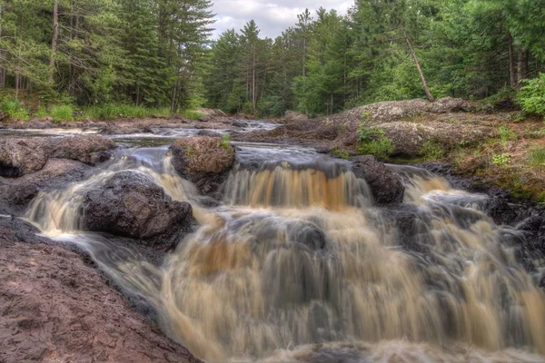 Parque Estatal de Amnicon, Wisconsin durante el invierno —  Fotos de Stock