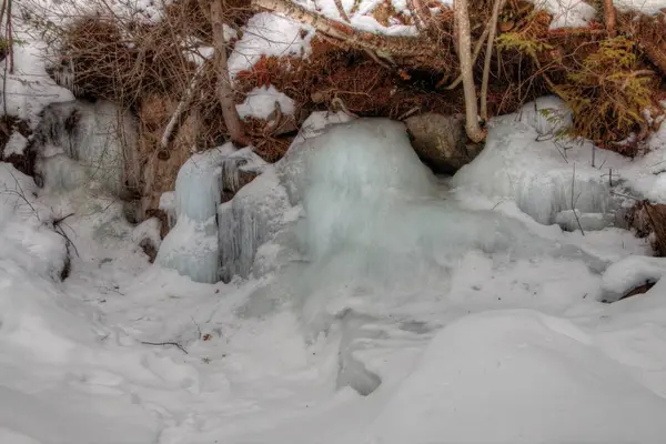 Chester Park é um parque da cidade de Duluth, Minnesota, durante o inverno — Fotografia de Stock