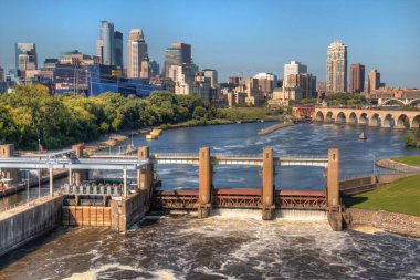 Minnesota, ABD Minneapolis manzarası