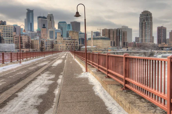 Minneapolis Panorama v Minnesotě, Usa — Stock fotografie