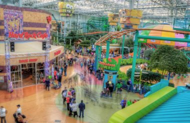 Mall of America Kardes sehirleri Nationwide bilinen Minnesota büyük bir alışveriş merkezinde olduğunu