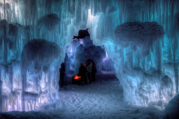 Ice Castle just outside of the Twin Cities Minnesota in Stillwat