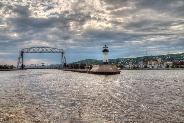 Duluth is een populaire toeristische bestemming in de Upper Midwest op — Stockfoto