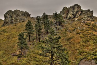 Ayı Butte State Park kırsal Western Güney Dakota'olduğunu