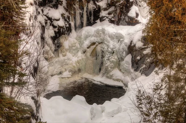 Cascade State Park liegt im nördlichen Minnesota in der Nähe des Lake Superior — Stockfoto