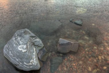 Duluth, Minnesota günbatımı yaz geceleri sırasında