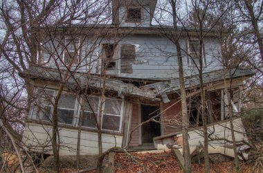 Öğelerine karşı bir terk edilmiş çiftlik kırsal Güney Dakota tarım ülke kaybeder