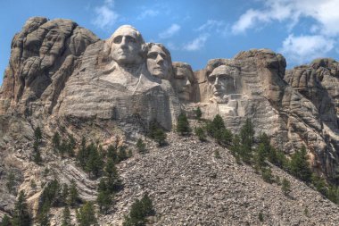 Mt. Rushmore Amerikan Devlet Güney Dakota içinde ulusal bir anıt var