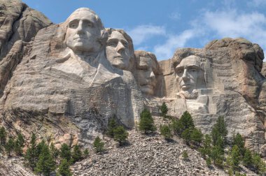 Mt. Rushmore Amerikan Devlet Güney Dakota içinde ulusal bir anıt var