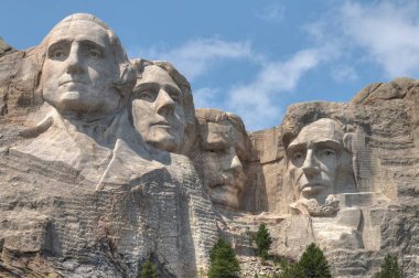 Mt. Rushmore Amerikan Devlet Güney Dakota içinde ulusal bir anıt var