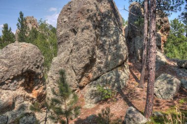 Mt. Rushmore Amerikan Devlet Güney Dakota içinde ulusal bir anıt var
