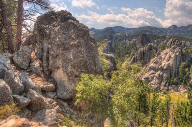 Mt. Rushmore Amerikan Devlet Güney Dakota içinde ulusal bir anıt var