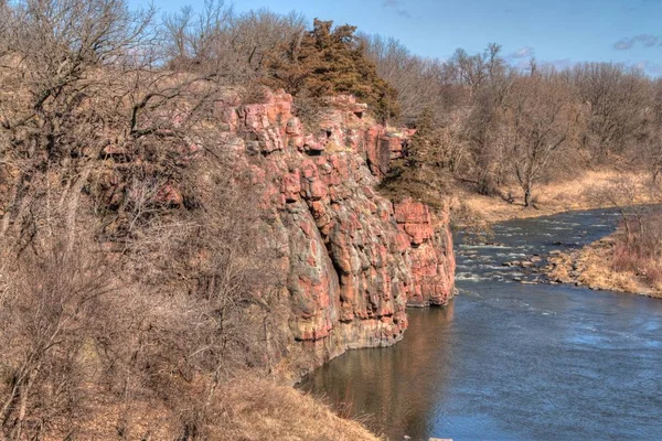 Palisades State Park está localizado em Dakota do Sul, perto da cidade de Garrets — Fotografia de Stock