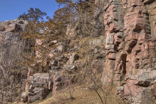 Der Palisades State Park liegt in South Dakota in der Nähe der Stadt Garretson — Stockfoto