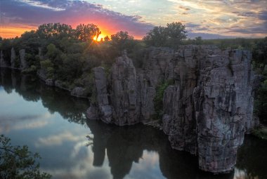 Güney Dakota Garretson tarafından Palisades State Park mevcuttur