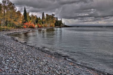 Splitrock deniz feneri popüler bir eyalet parkı tüm mevsimlerde Minnesota olduğunu