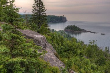 Splitrock deniz feneri popüler bir eyalet parkı tüm mevsimlerde Minnesota olduğunu