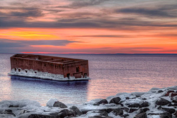 Duluth is een populaire toeristische bestemming in Noord Minnesota op de oevers van Lake Superior — Stockfoto