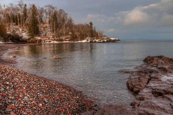 Temperance River é um parque estadual na costa norte do Lago Superior em Minnesota — Fotografia de Stock