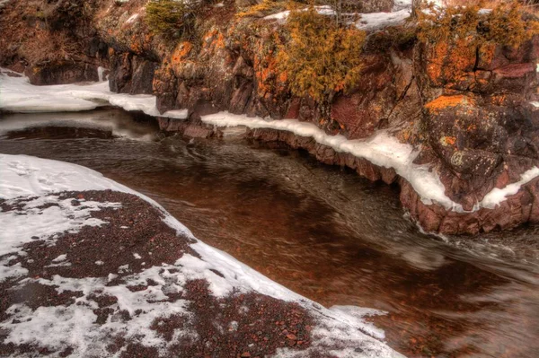 Mäßigung Fluss ist ein State Park am Nordufer des Lake supe — Stockfoto