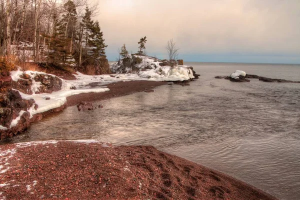Temperance rivier is een State Park op de North Shore van Lake Supe — Stockfoto