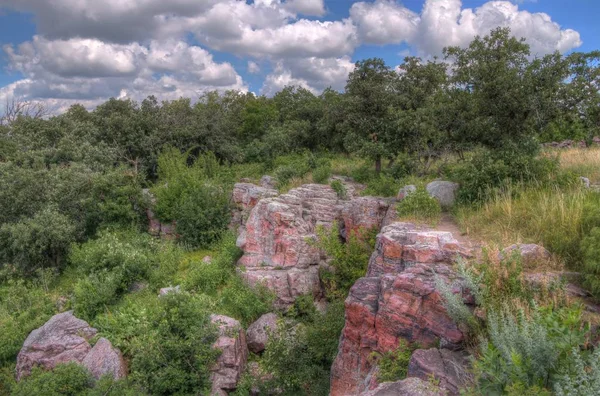 Monumento Nacional de Pipestone en verano — Foto de Stock