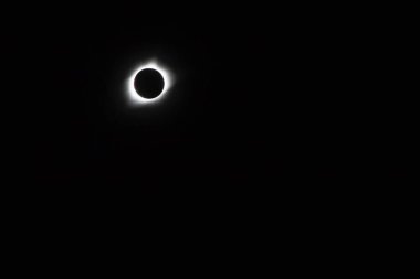 Total Solar Eclipse in Nebraska at Bluestem Lake State Recreatio clipart