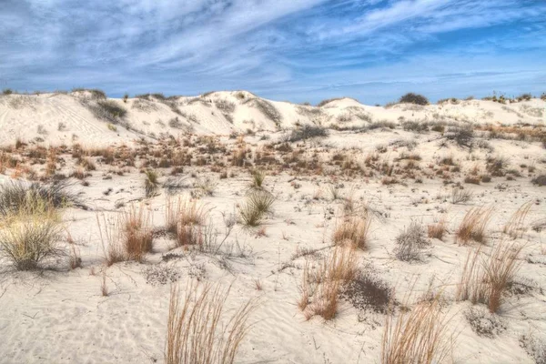 Monumento Nacional White Sands está localizado no Novo México e está em — Fotografia de Stock