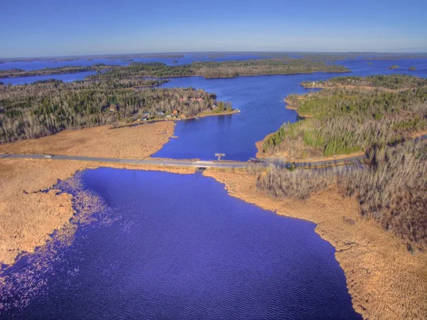 Parc national des Voyageurs est un NP isolé dans le nord du Minnesota — Photo