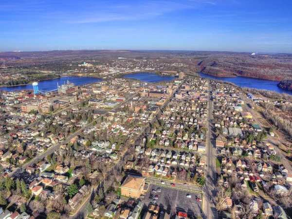 Virginia è la principale comunità mineraria del Mesabi Iron Range i — Foto Stock