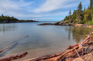 Pukaskwa Milli Parkı Kuzey Ontario, Kanada'da Lake Superior Shores üzerinde olduğunu