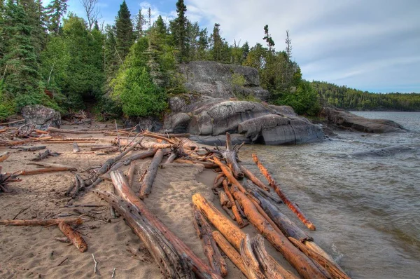 Parque Nacional Pukaskwa está a orillas del Lago Superior en el norte de Ontario, Canadá —  Fotos de Stock