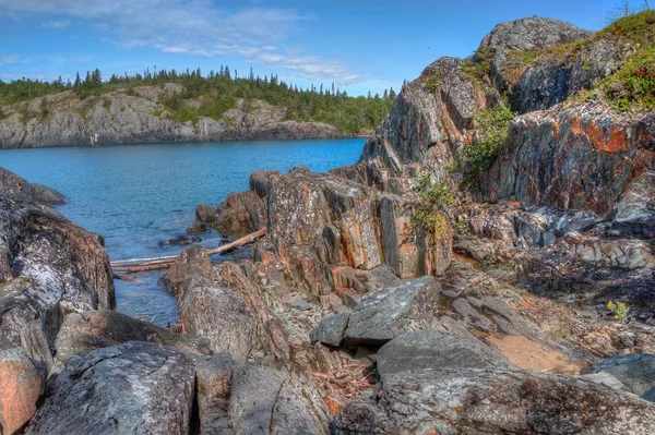 Il Parco Nazionale Pukaskwa si trova sulle rive del Lago Superiore nell'Ontario Settentrionale, Canada — Foto Stock