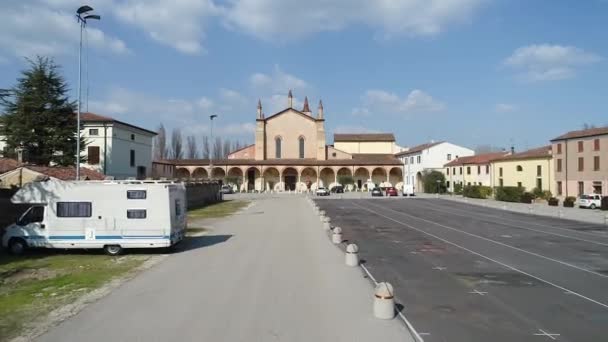 Santuario Delle Grazie Curtato Mantova Italia — Video Stock