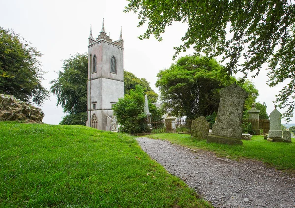 Igreja histórica pitoresca perto de Newgrange Irlanda Fotografia De Stock