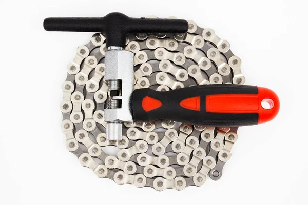 Das Fahrradkettenwerkzeug — Stockfoto