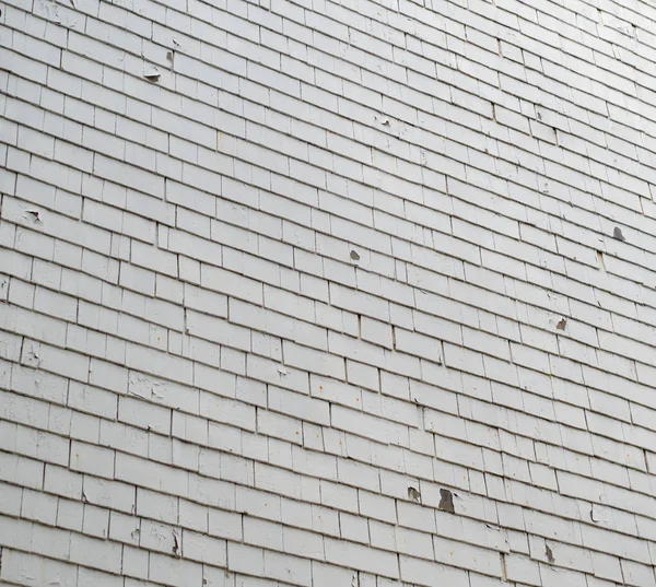 Weathered White Wall Pattern Peeling Paint Building Oudoors — Stock Photo, Image