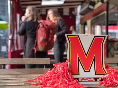 Maryland Üniversitesi ekran ve mezunlar Event'de süslemeleri