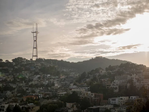 Torre Sutro com vista para São Francisco — Fotografia de Stock